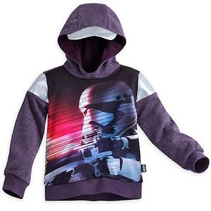 *DISNEY STORE STAR WARS STORMTROOPER FLEECE HOODIE
